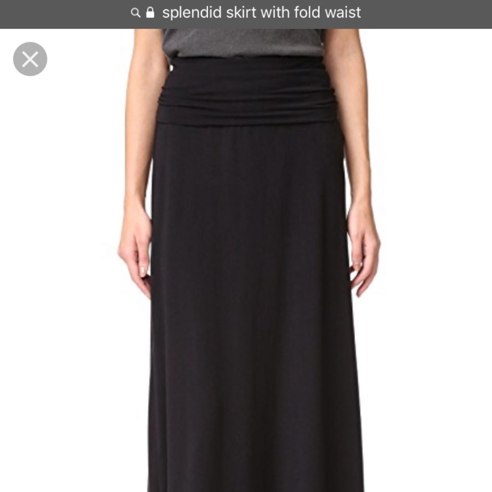Splendid Black Maxi Dress/Skirt